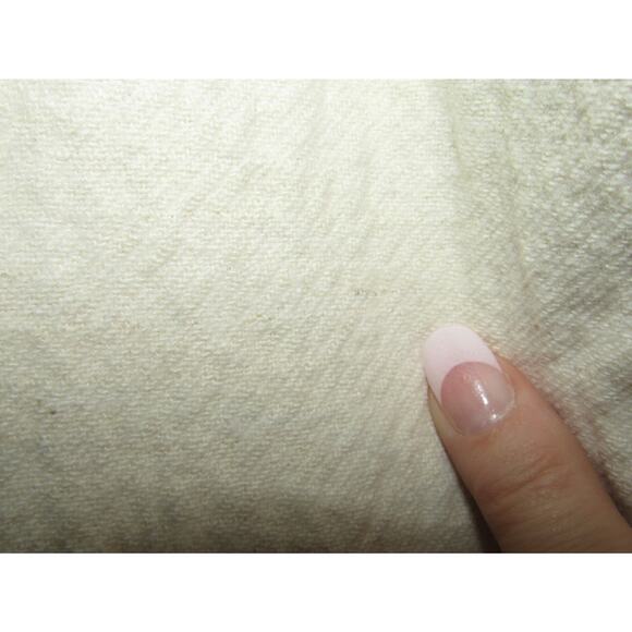 Zara Woman Cream Textured Longline Coat Medium Minimalist Lined Overcoat Jacket - Picture 14 of 15